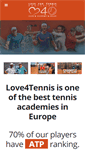 Mobile Screenshot of love4tennis.sk